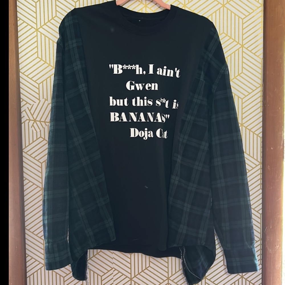 ✨Doja Cat Flannel REWORK HANDMADE